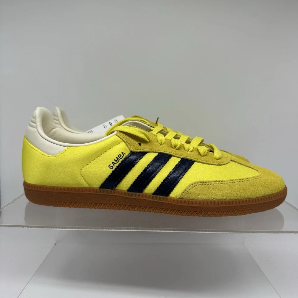 New Adidas Samba OG JI2594 Yellow Gum Women's Size 11.5 / Men's Size 10.5